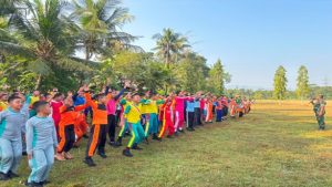 Murid Baru MTs Negeri 4 Kebumen Ikuti Pendidikan Bela Negara Bersama TNI